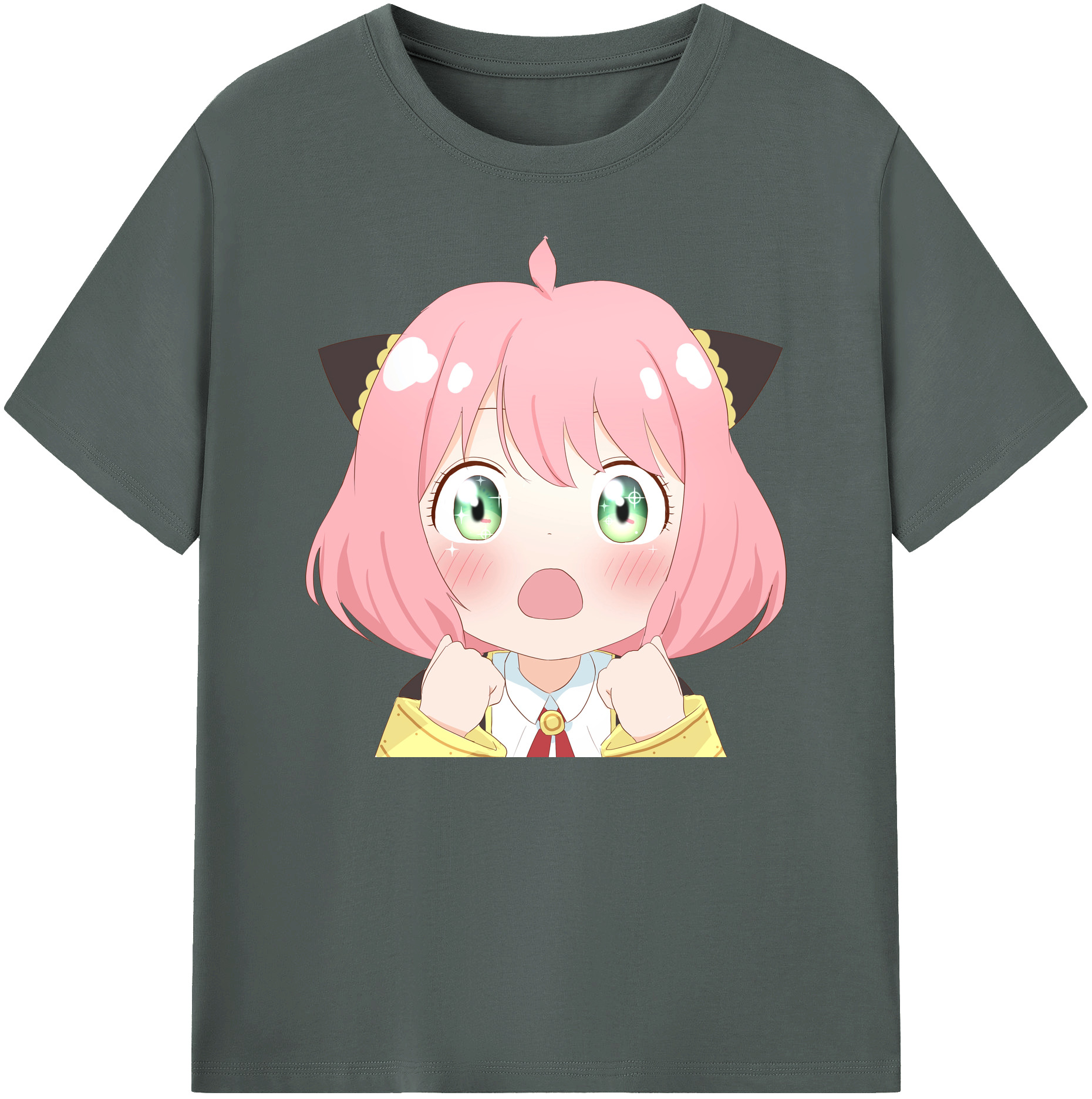 （画像用） SPY×FAMILY间谍家家酒 綿100％ メンズ半袖Tシャツ｜肌触りやわらか＆通気性